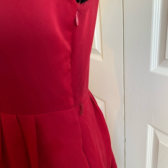 Dark red Forever 21 Short sleeved dress - Picture 4 of 7